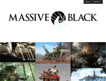 Tablet Screenshot of massiveblack.com
